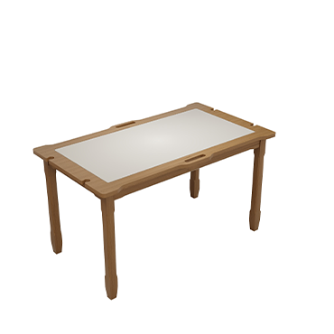 EF-T02 Fireproof elderly care table (Rectangular)