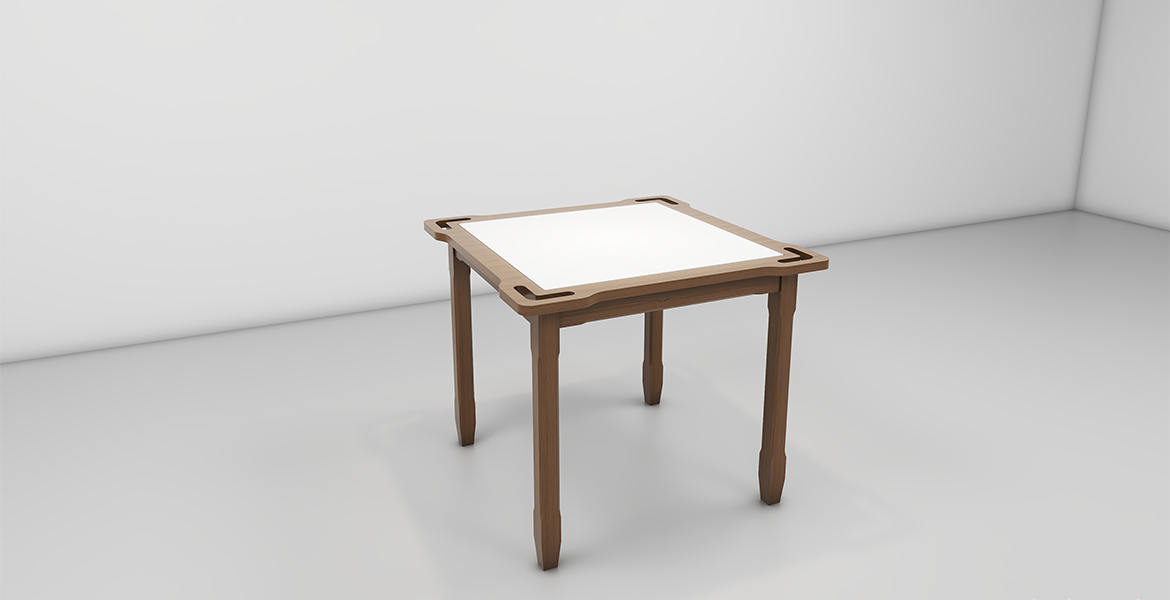 EF-T01 Fireproof elderly care table（Square）
