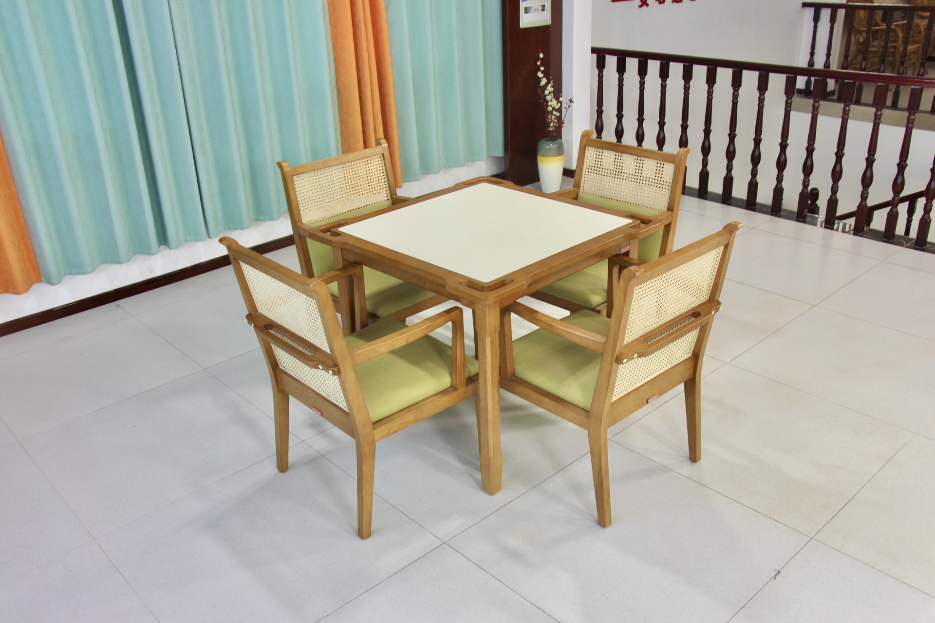 Fireproof Elderly Care Table (Square) Suitable for Seniors