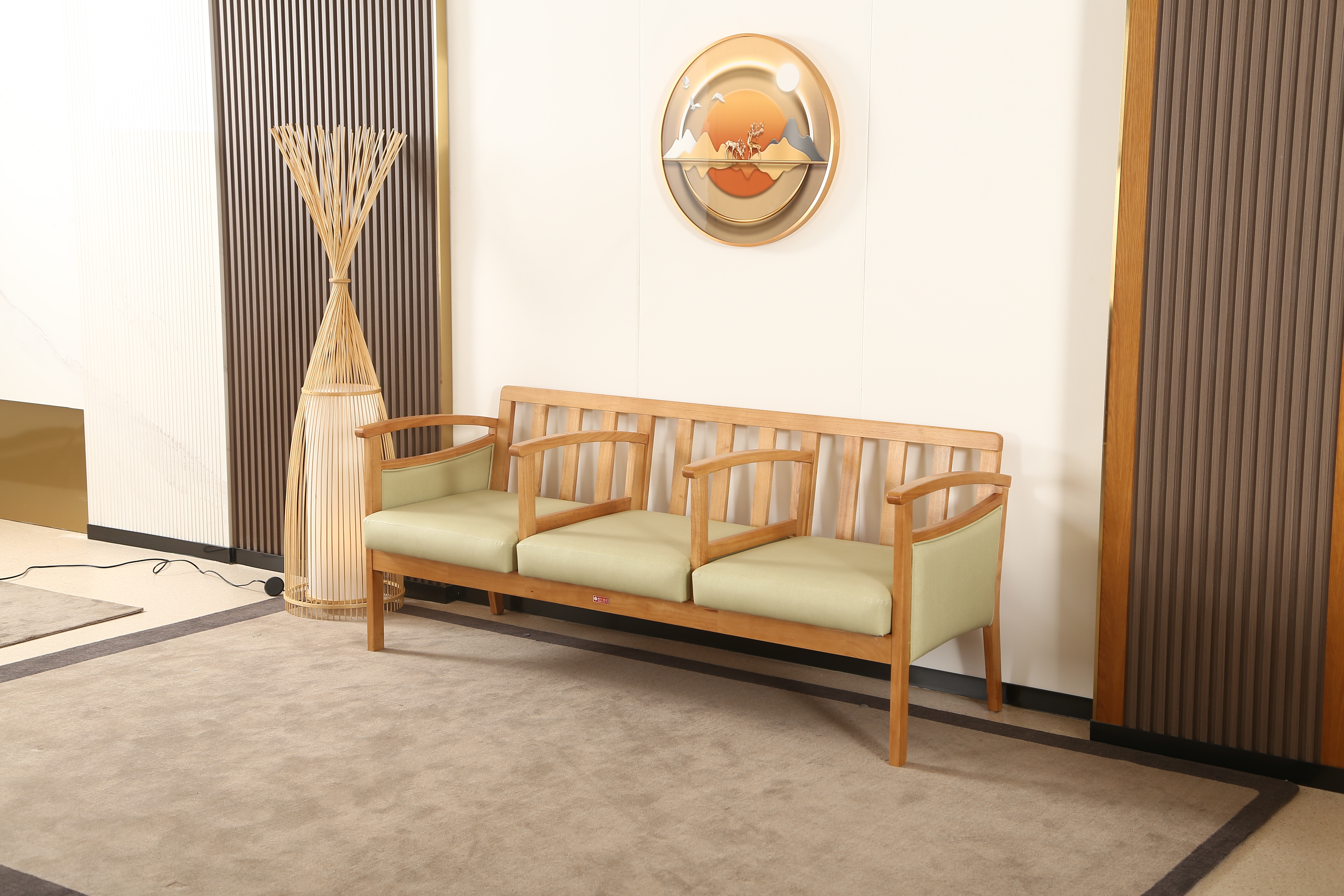 EF-C05 Elderly care lounge chair Showroom real shot rendering