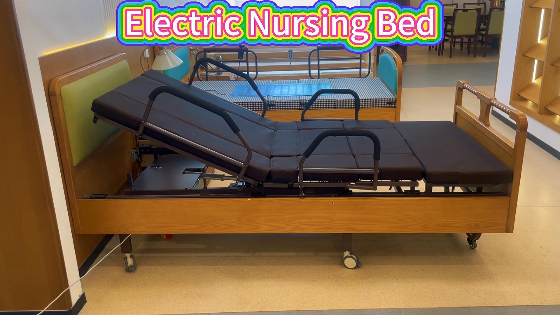 Multi-functional electric nursing bed
