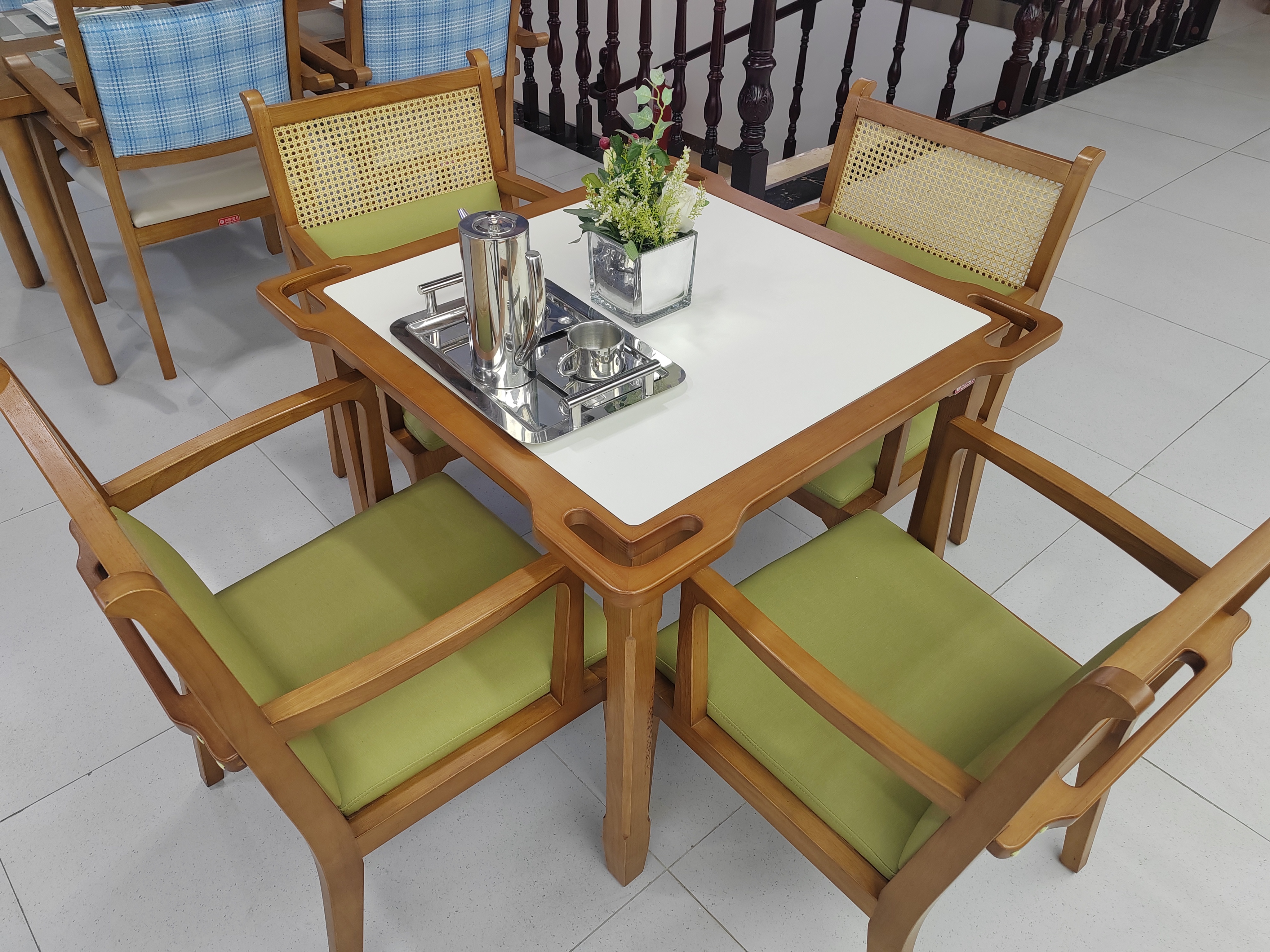 EF-C03 Elderly care chair (Wicker) Real shot